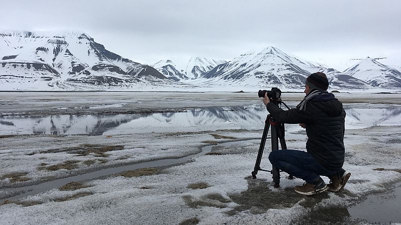 Paisaje de una de las islas noruegas de Svalbard