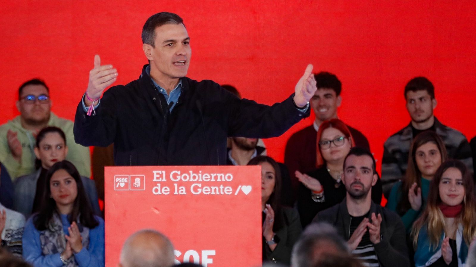 El presidente del Gobierno y secretario general del PSOE, Pedro Sánchez