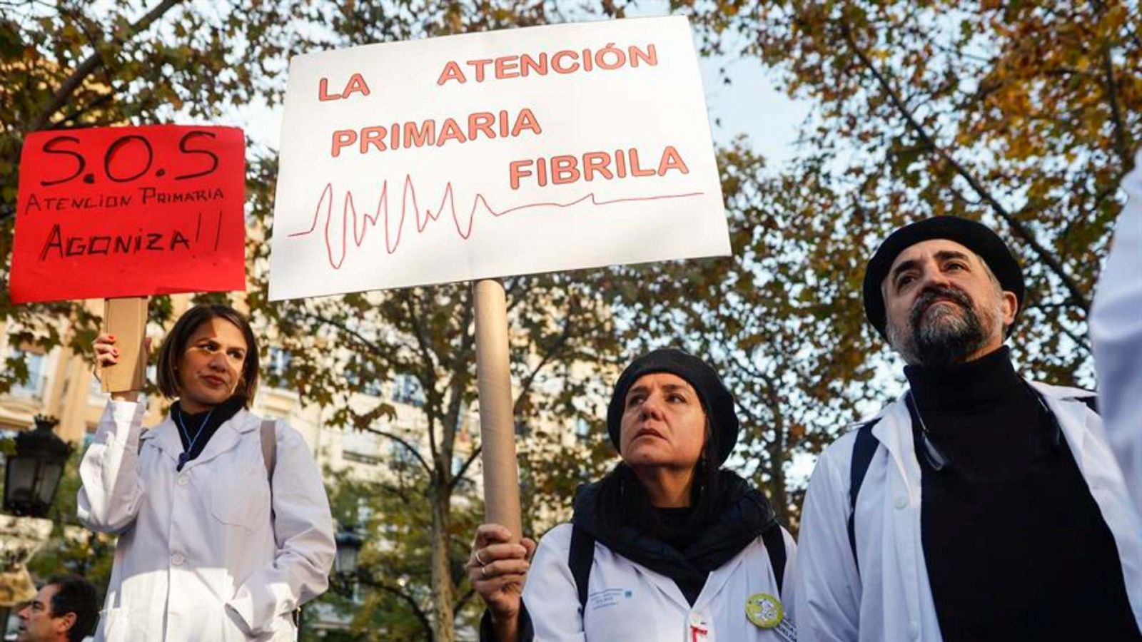 Protesta de médicos de Familia y pediatras, imagen de archivo.