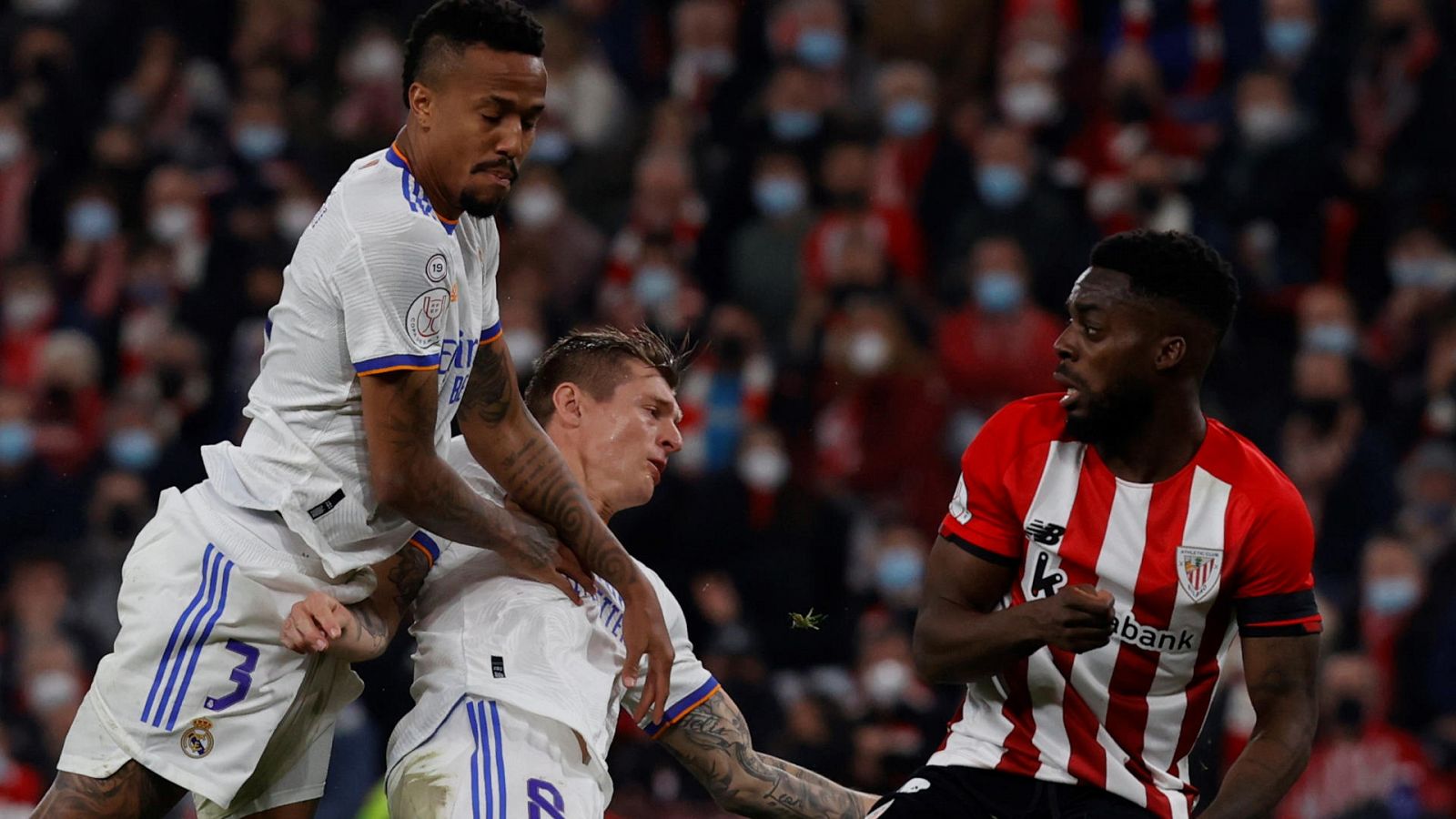 Athletic ¿ Real Madrid, en directo: Militao, Kroos e Iñaki Williams en un Athletic - Real Madrid de la temporada pasada