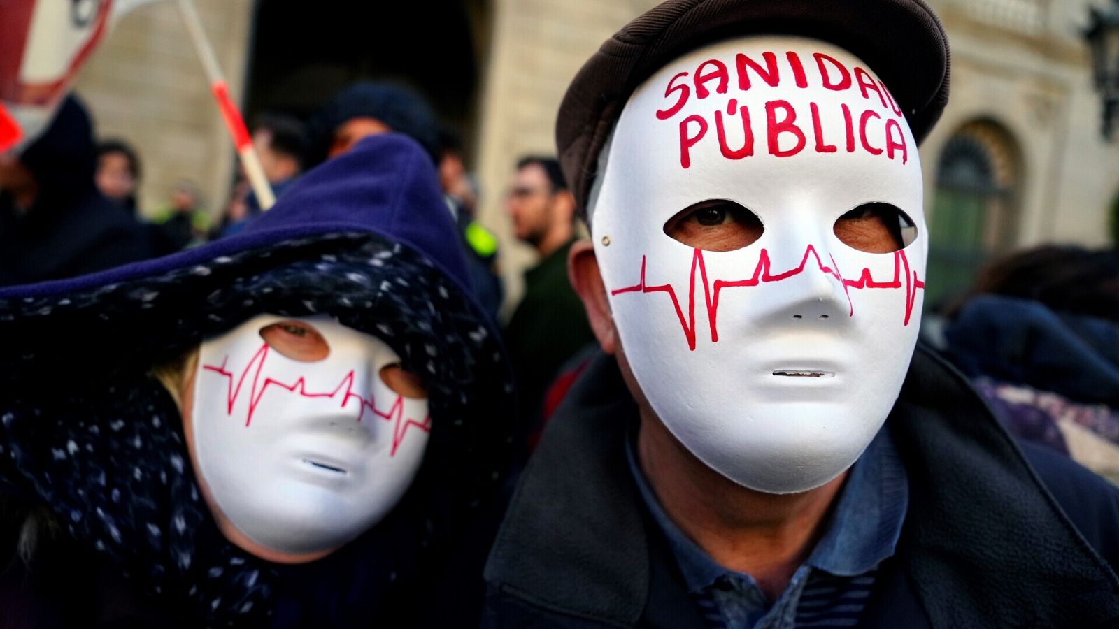 Huelga sanitaria en Cataluña