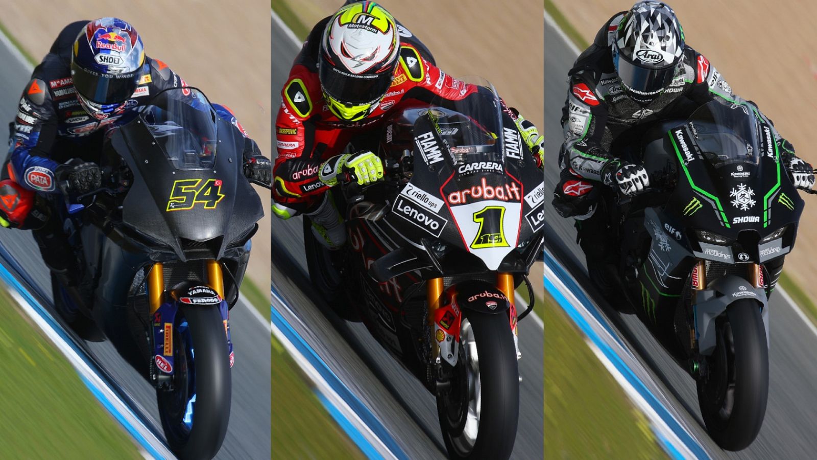 Mundial de SBK en RTVE: Razgatlioglu, Bautista y Rea, en los tests de Jerez.