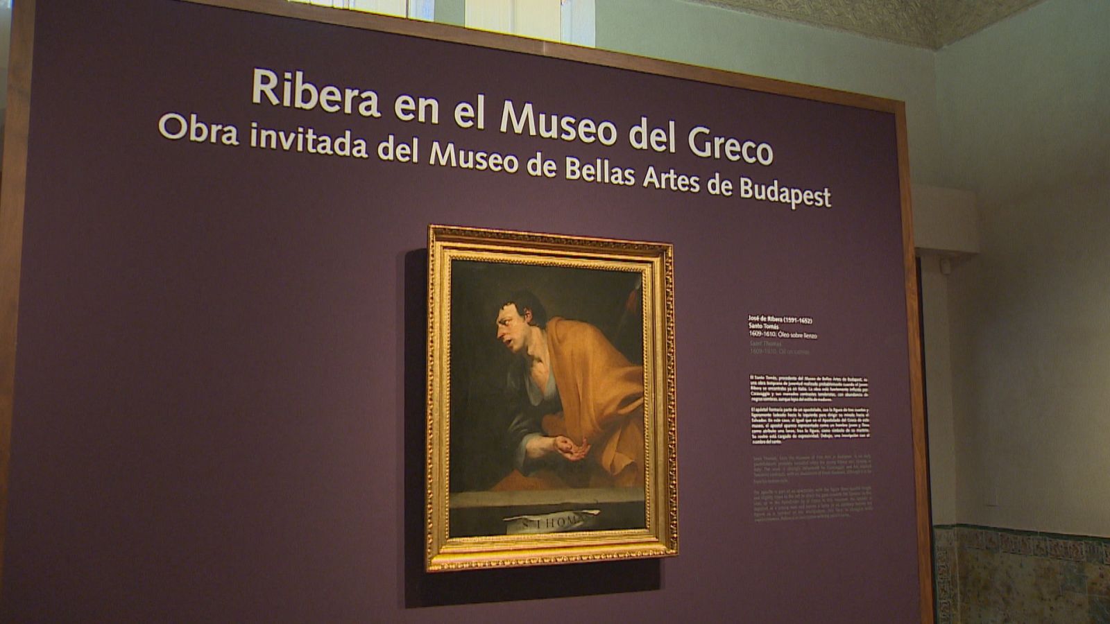 Cuadro de José Ribera en el Museo del Greco