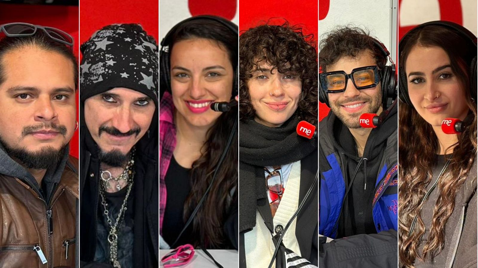 Megara, Alice Wonder, Agoney y Fusa Nocta en 'Las tardes de RNE'