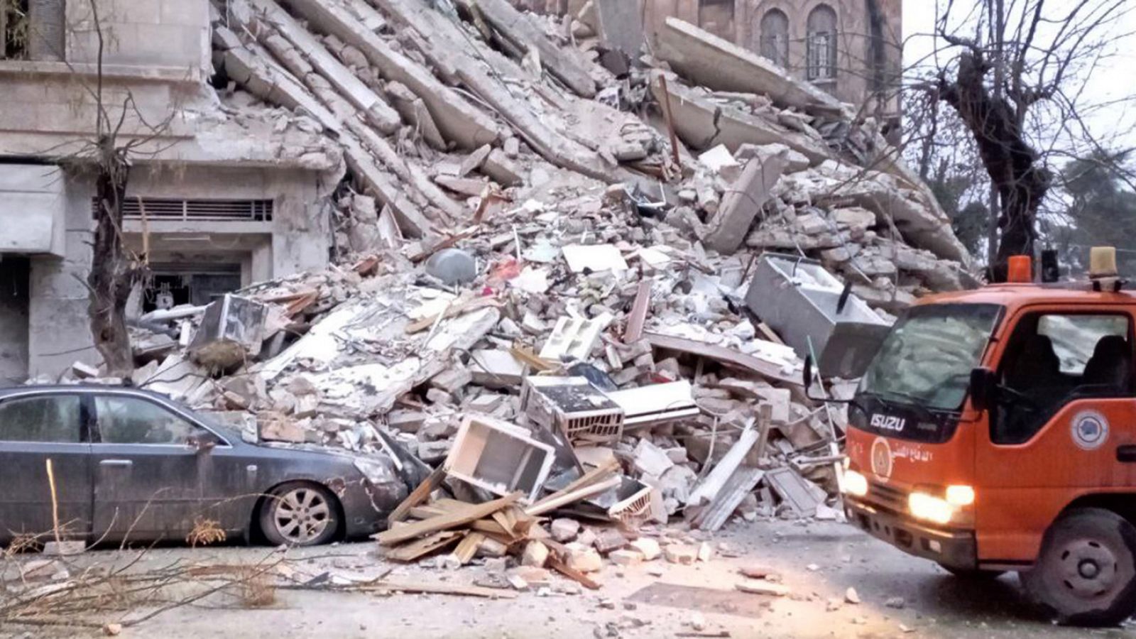 Daños causados por el terremoto