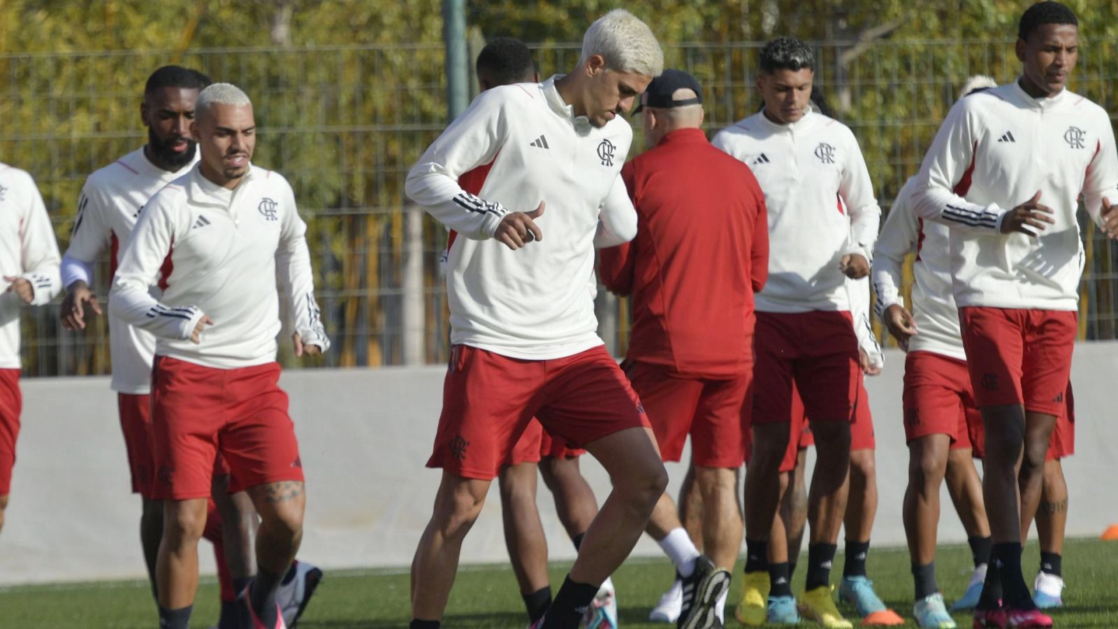 Copa Mundial de Clubes de la FIFA: entrenamiento del Flamengo.