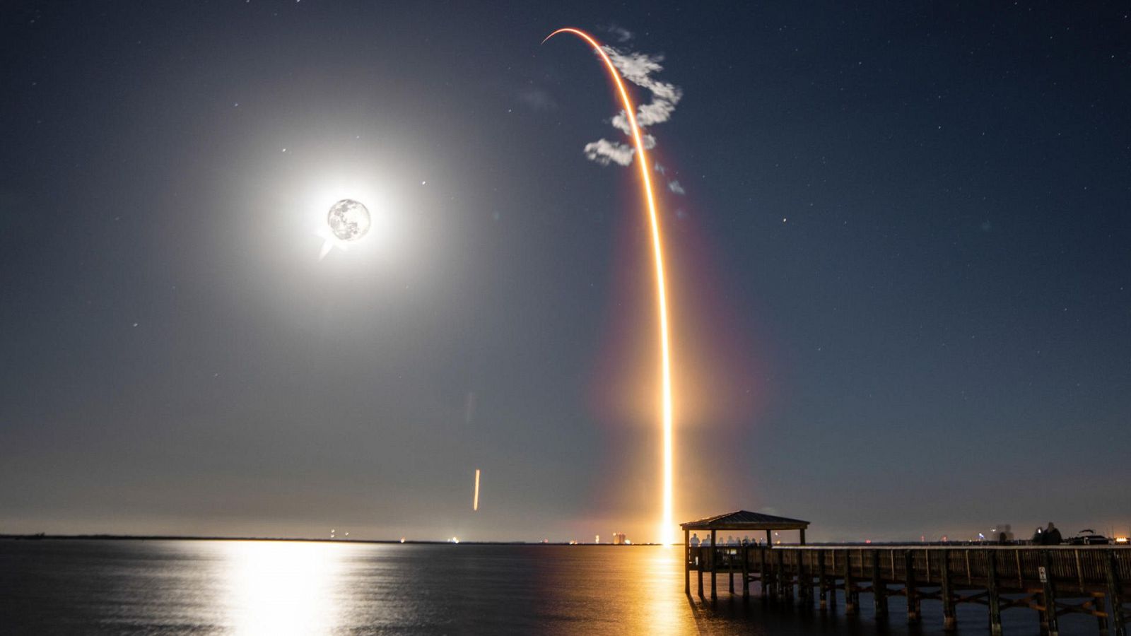 Lanzamiento del Amazonas Nexus, el nuevo satélite de la operadora española Hispasat, en Cabo Cañaveral, Florida (EE.UU.).