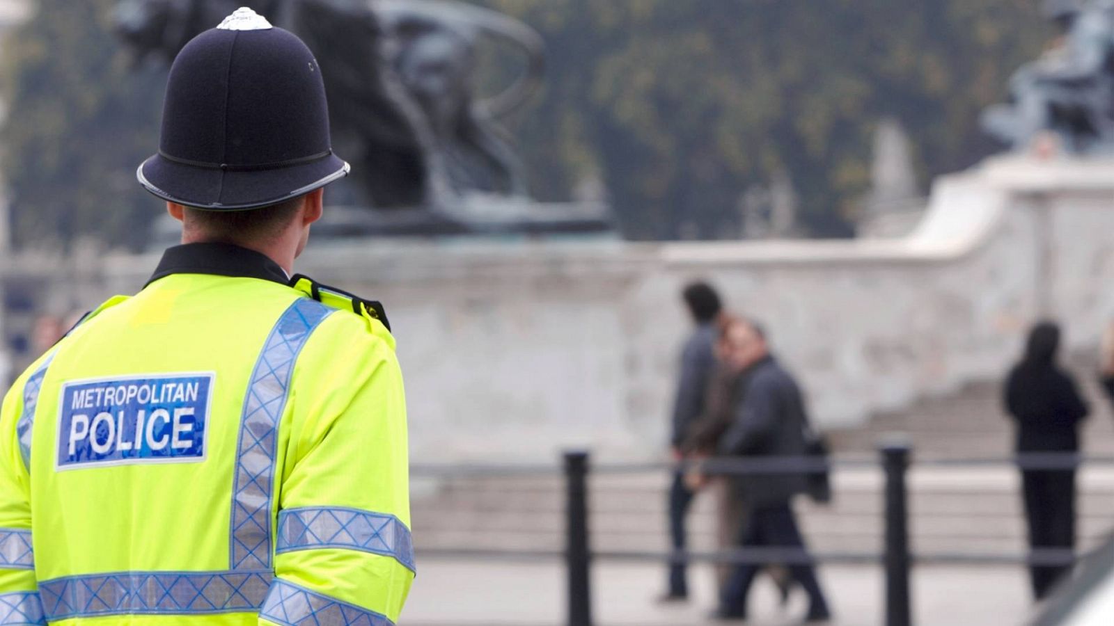 Imagen de archivo de un policía británico