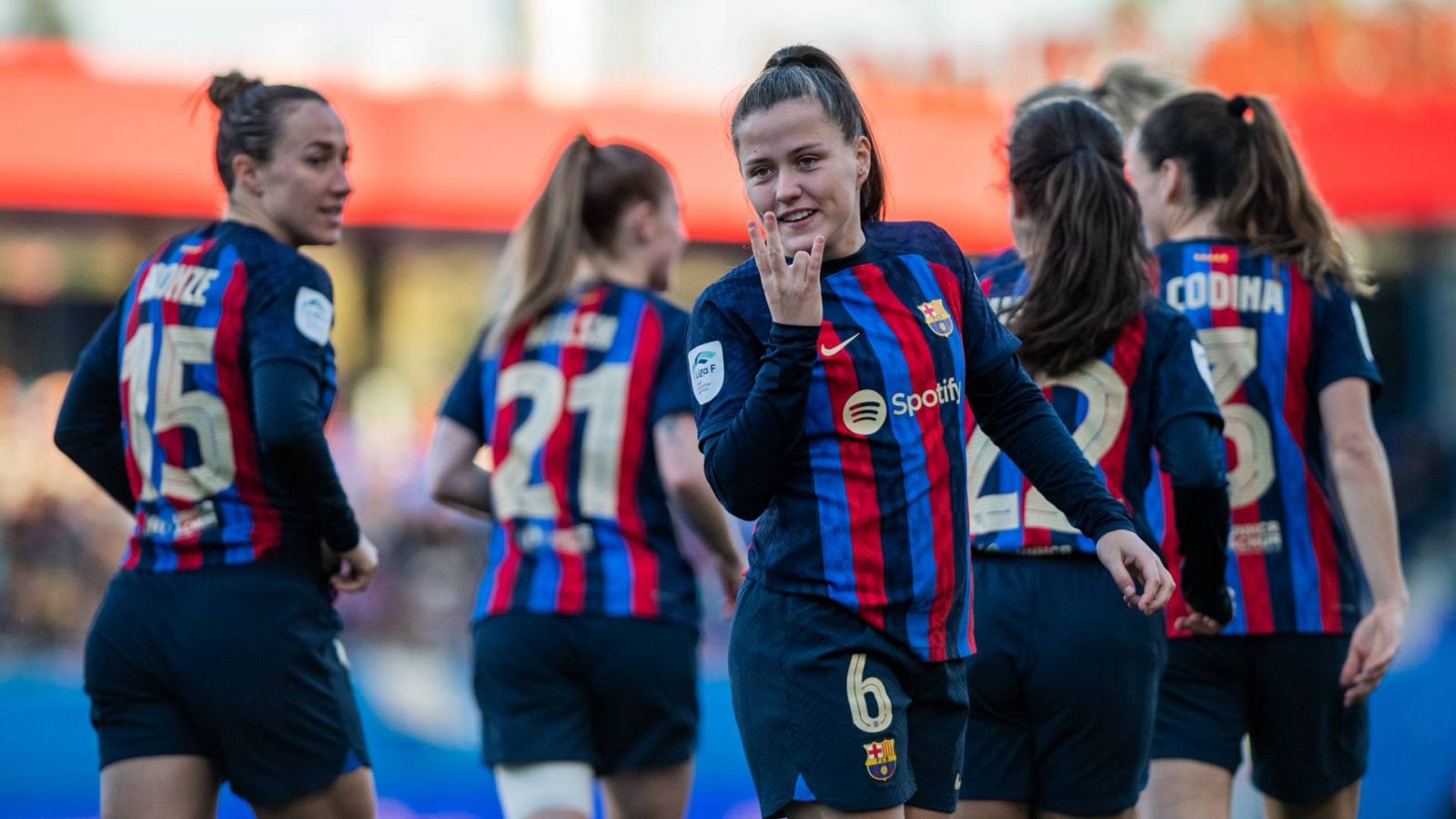 Claudia Pina, jugadora del Barça femenino