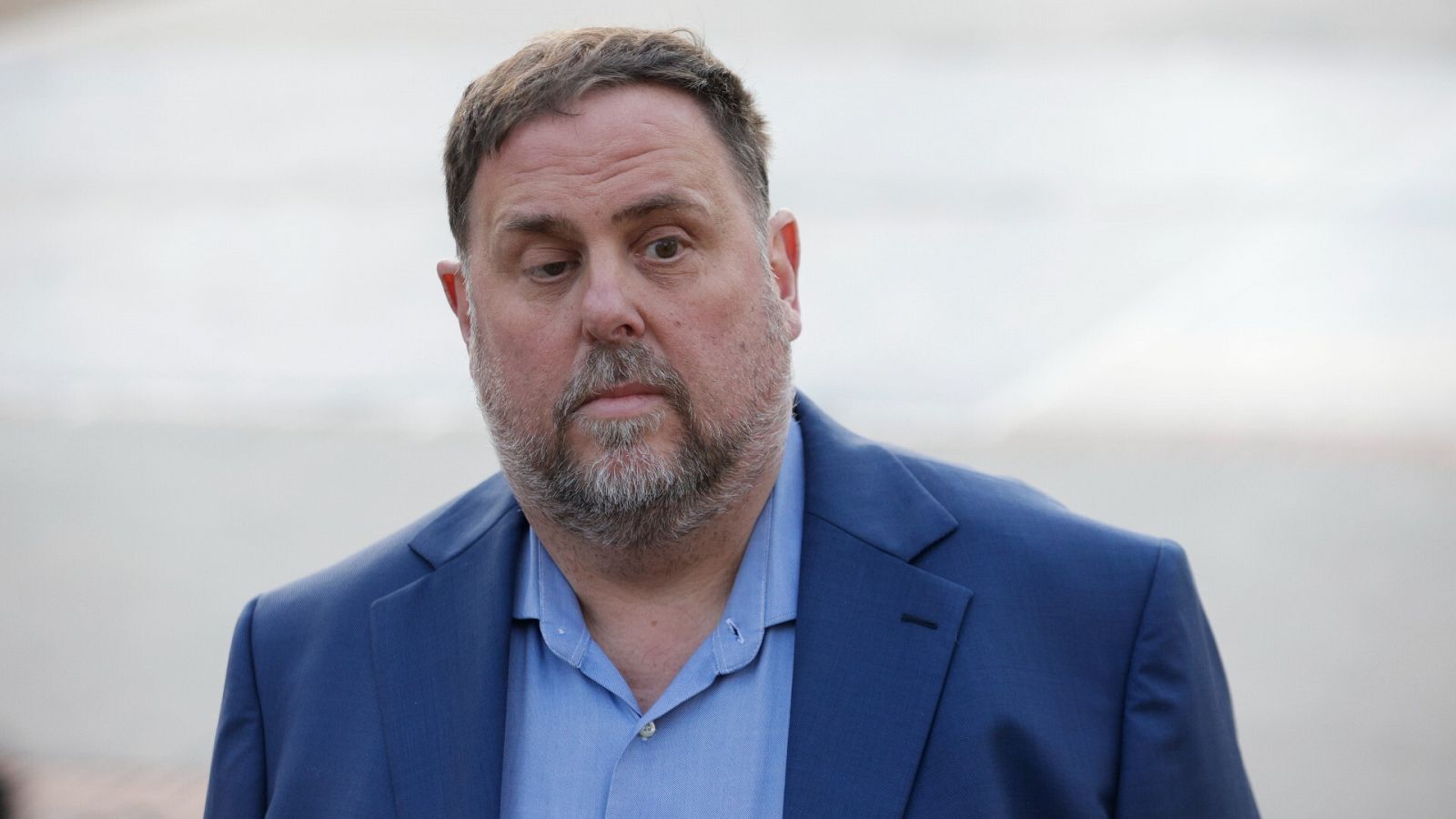 El líder de ERC, Oriol Junqueras, este lunes