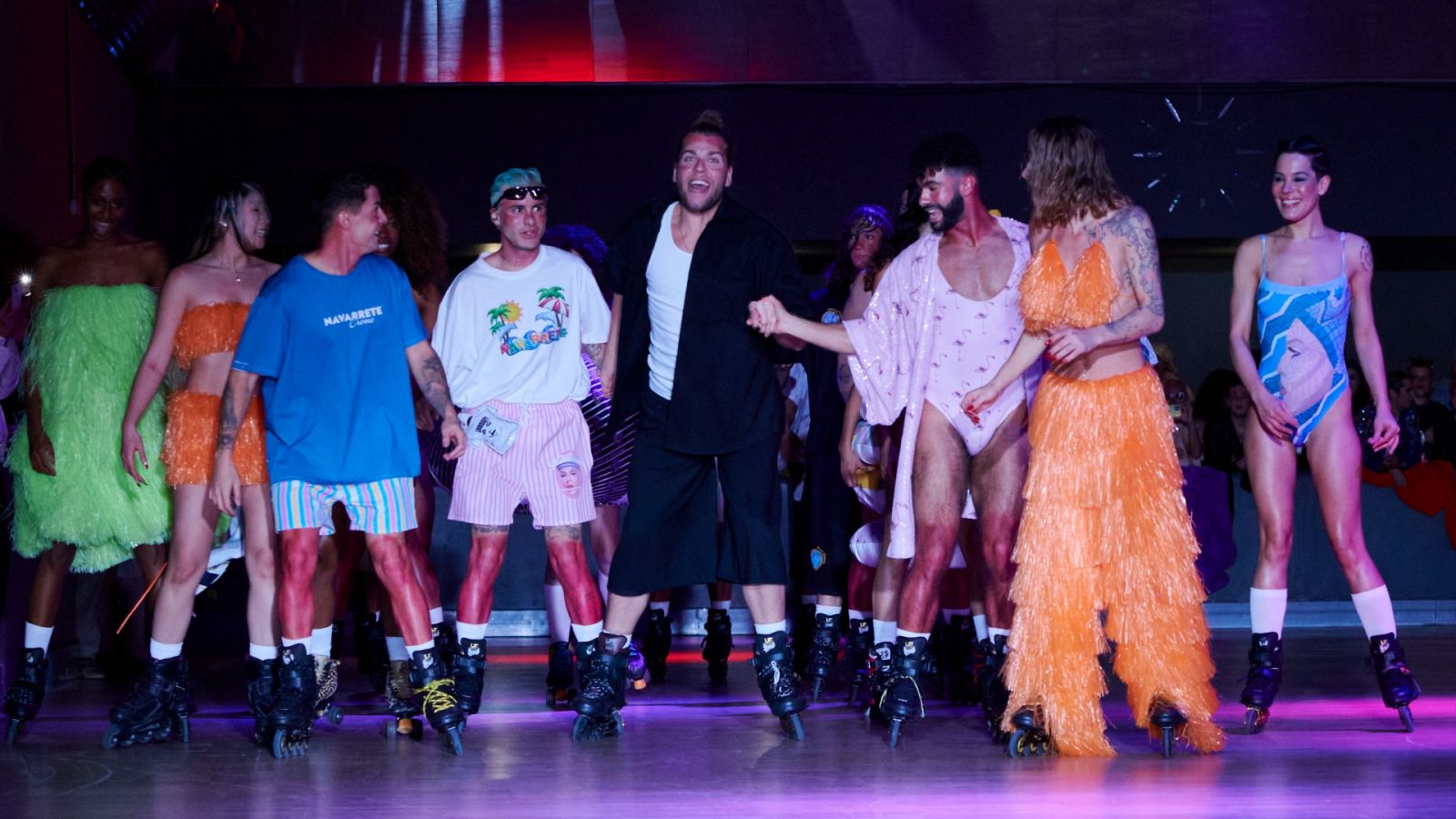 Eduardo Navarrete durante su desfile de Madrid Fashion Week