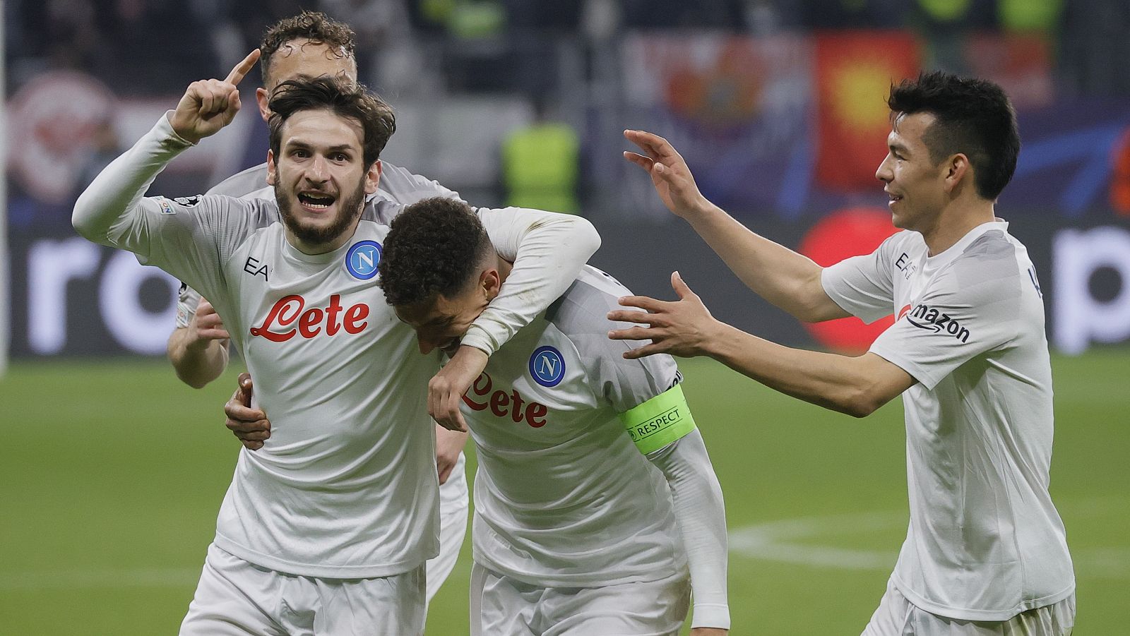 El Nápoles logra la victoria gracias a los goles de Osimhen y Di Lorenzo