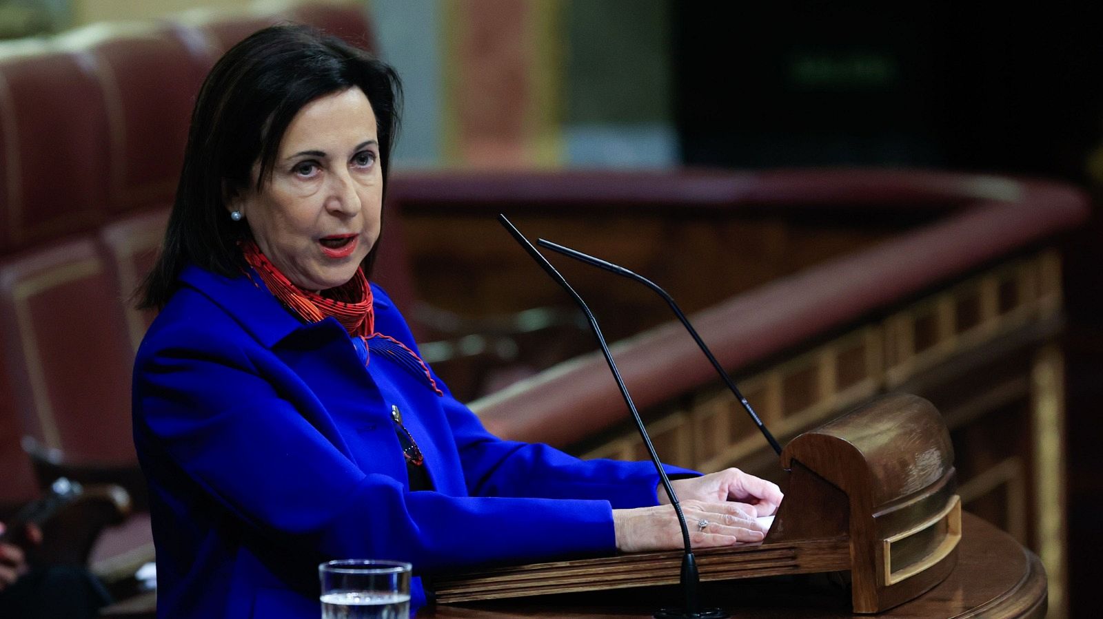 Margarita Robles, en una intervención en el Congreso