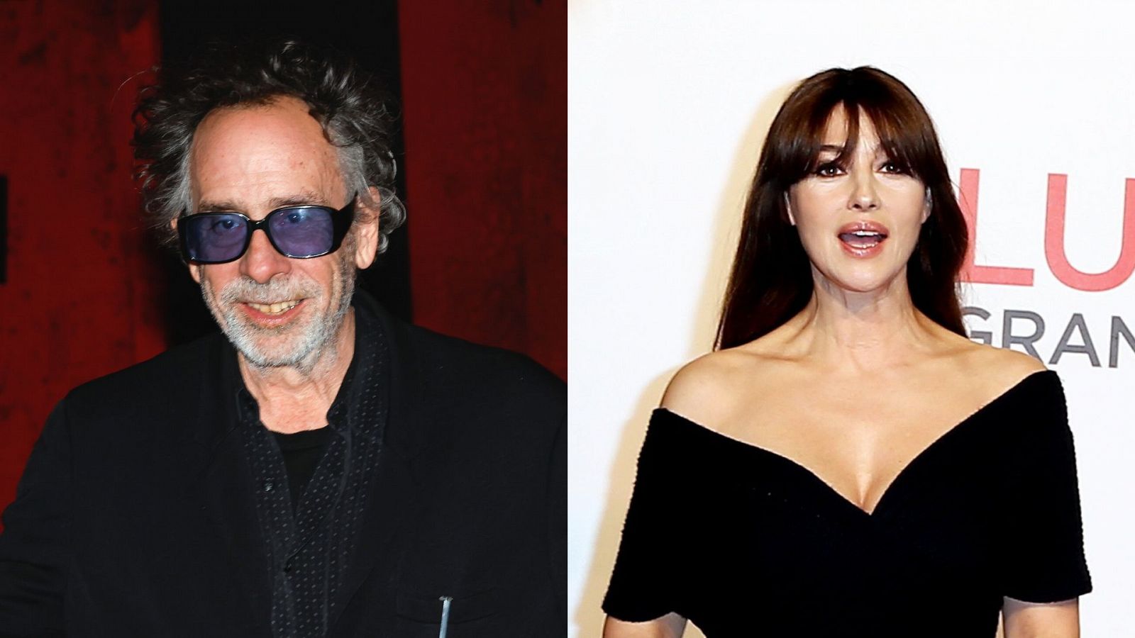 Tim Burton y Monica Belluci, la nueva pareja de Hollywood