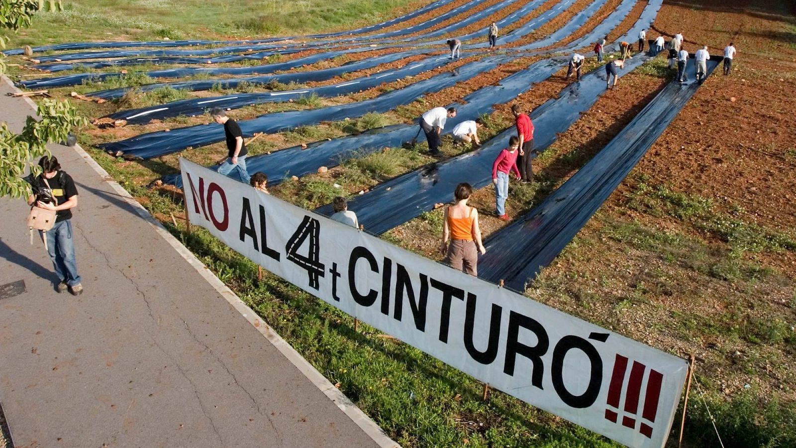 Les entitats ecologistes protesten pel Quart Cinturó