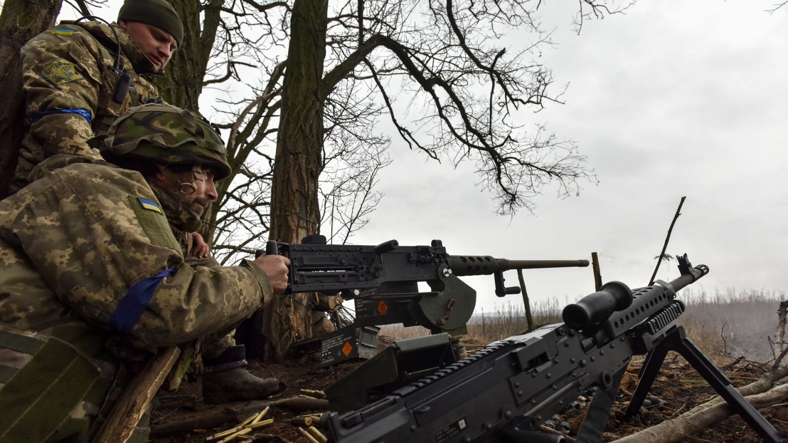 Militares ucranianos en la región de Donetsk