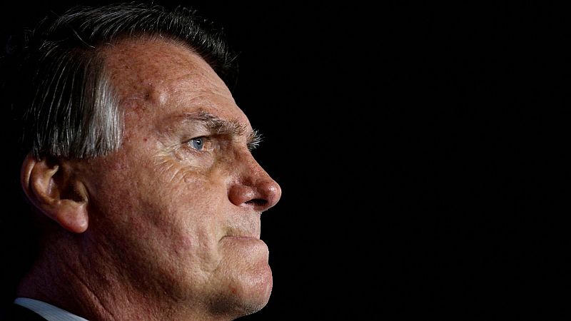 El expresidente brasileño Jair Bolsonaro.