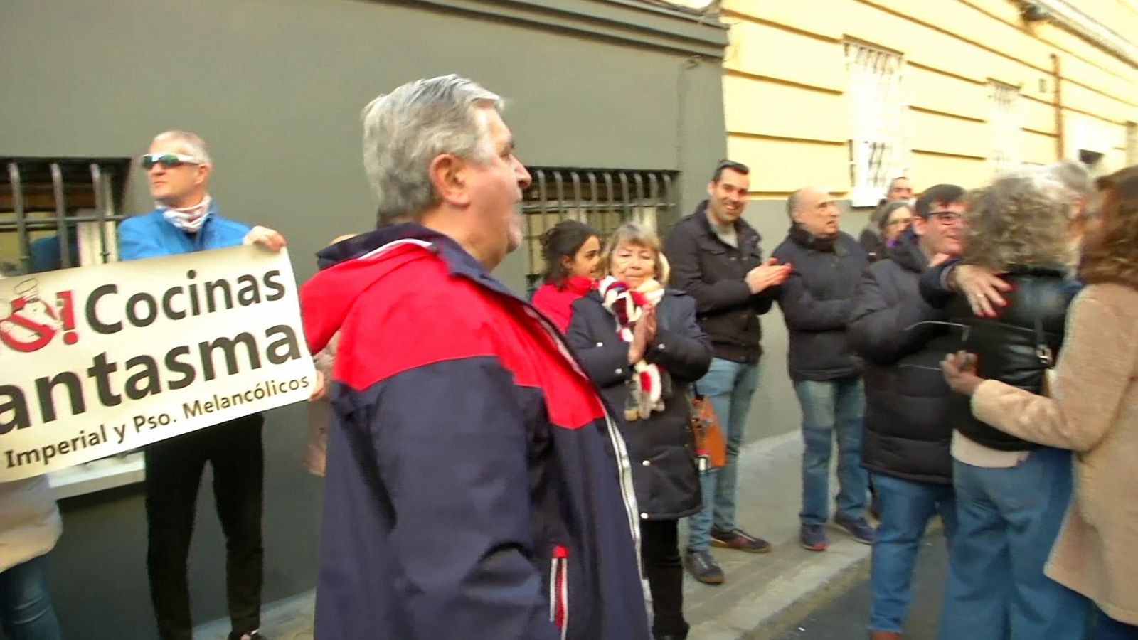 Protesta contra las cocinas fantasma