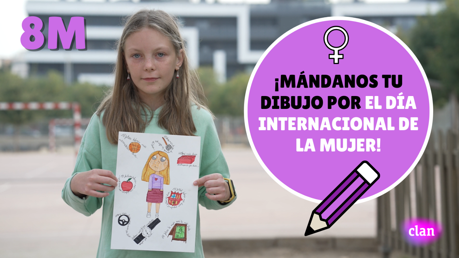 ¡Mándanos tu dibujo por el Día Internacional de la Mujer!