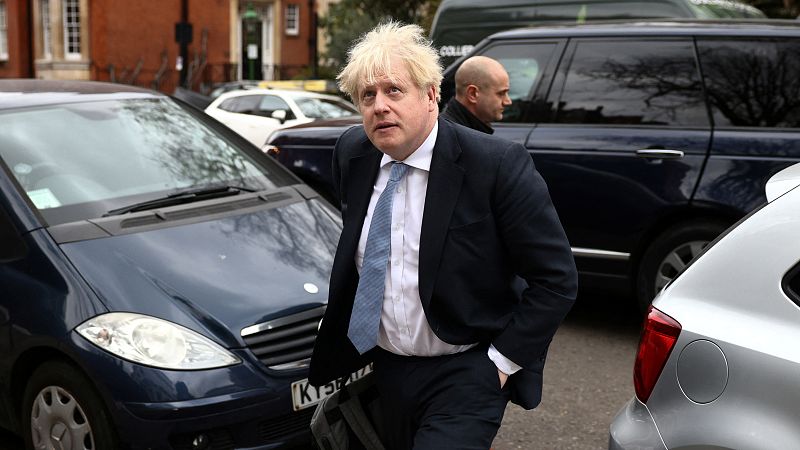 El ex primer ministro británico Boris Johnson