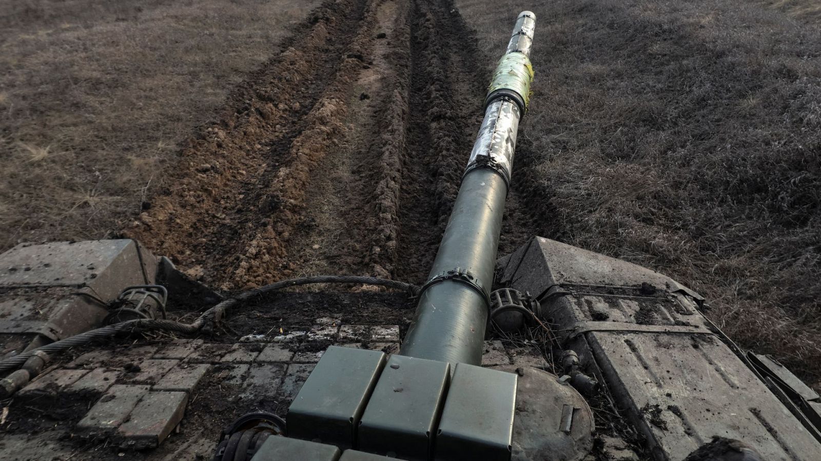 Un tanque de las fuerzas ucranianas