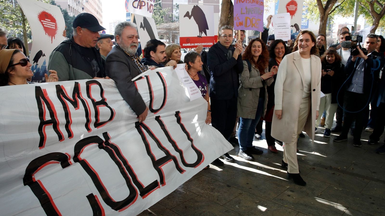La alcaldesa de Barcelona, Ada Colau