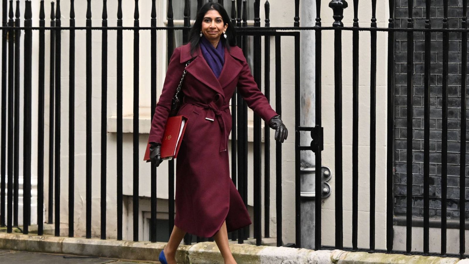 La ministra de Interior del Reino Unido, Suella Braverman, en una imagen de archivo. Foto: JUSTIN TALLIS / AFP