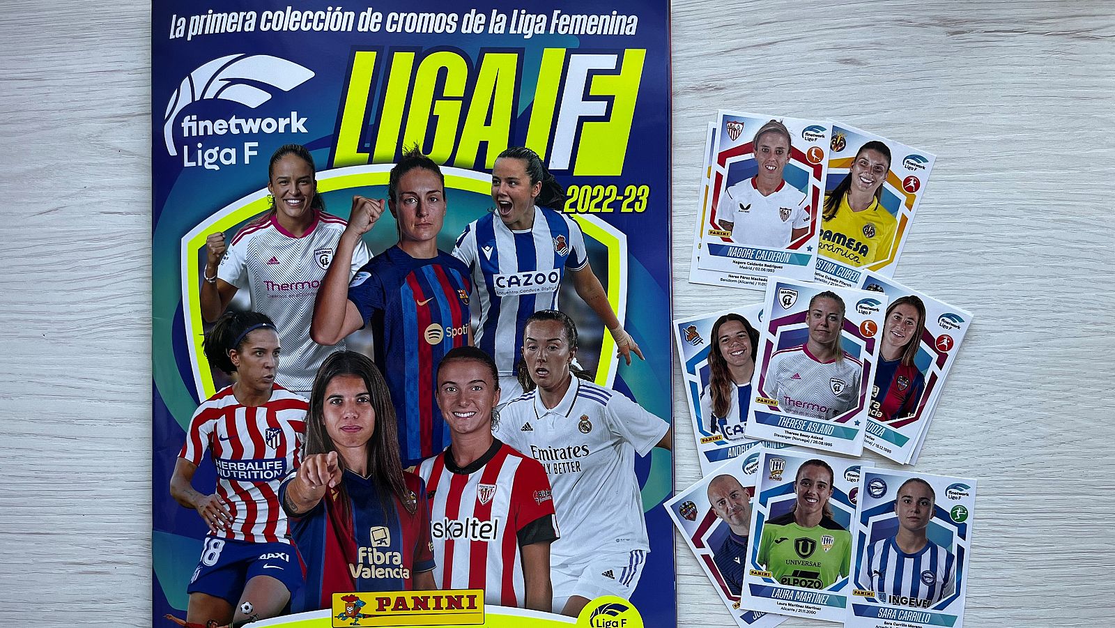 L'àlbum de la Lliga F arriba de la mà de Panini amb 365 cromos i 172 jugadores descartades