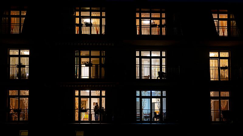 Un edificio de viviendas