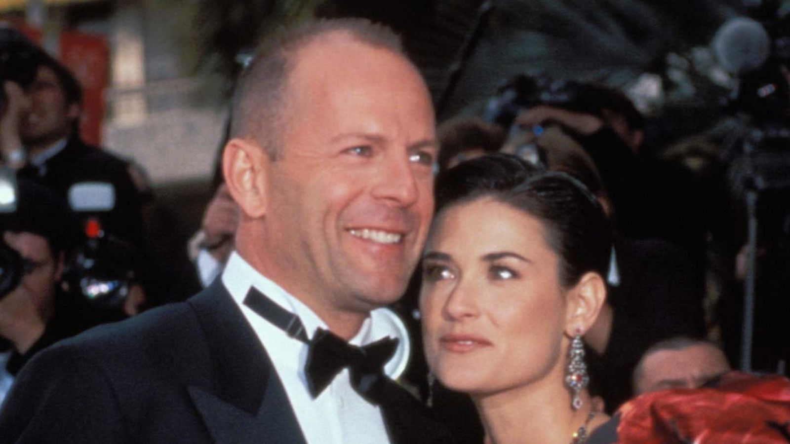 Demi Moore y Bruce Willis, juntos en el 68 cumpleaños del actor