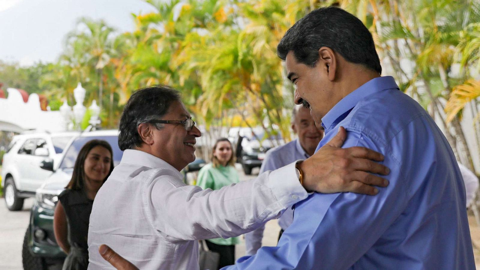 Imagen de archivo del presidente de Colombia, Gustavo Petro, y su homólogo venezolano, Nicolás Maduro.