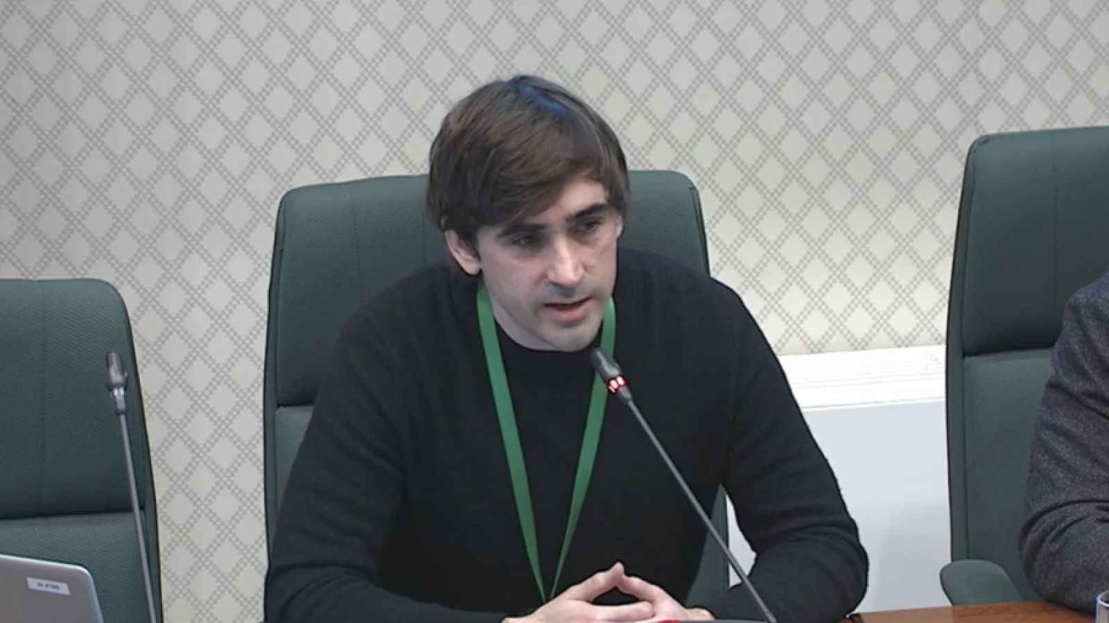Elies Campo, del Citizen Lab, compareix a la comissió d'investigació sobre Pegasus | Parlament de Catalunya