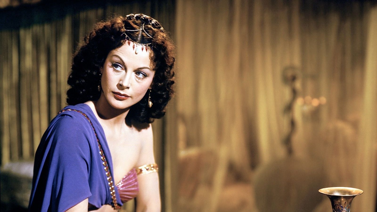 La actriz Hedy Lamarr interpretó a Dalila a las órdenes de Cecil B. DeMille.