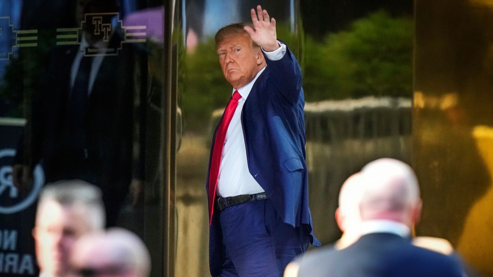 El expresidente de Estados Unidos, Donald Trump, llega a la Torre Trump en Nueva York