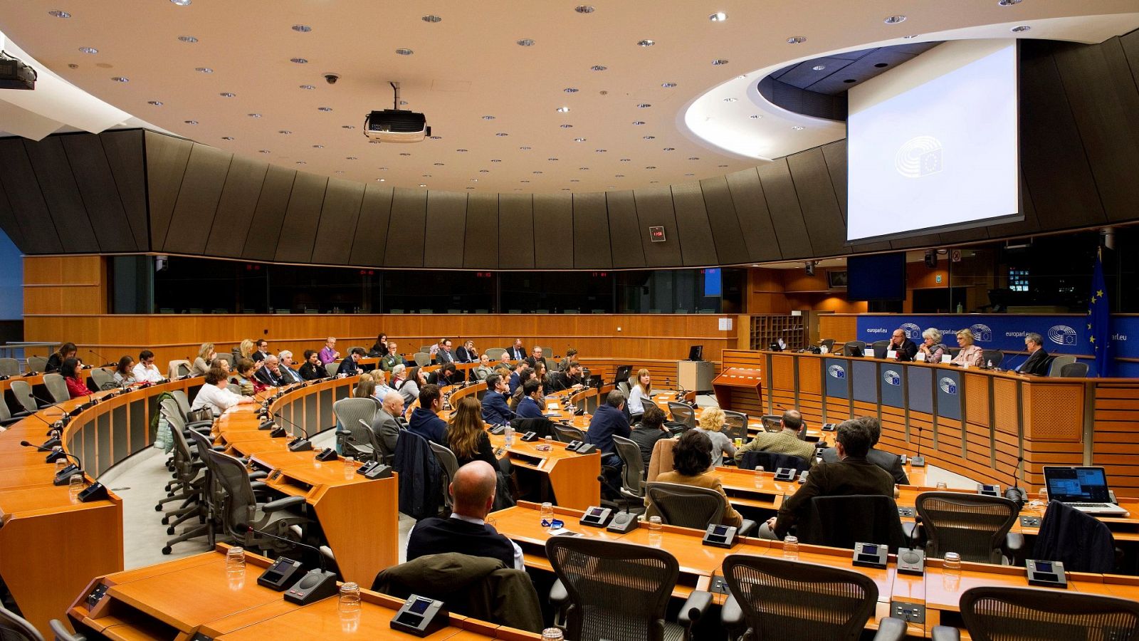 Foto de archivo de la sede del Parlamento Europeo