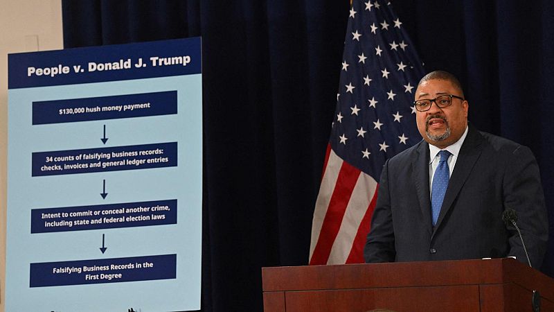 El fiscal de Manhattan, Alvin Bragg