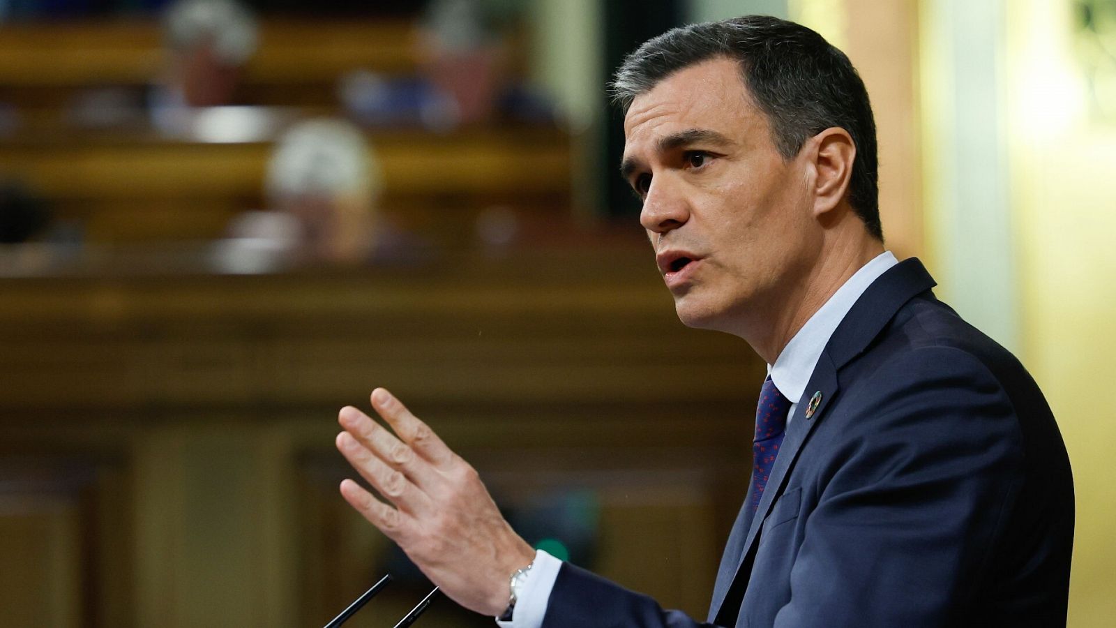 El presidente del Gobierno, Pedro Sánchez