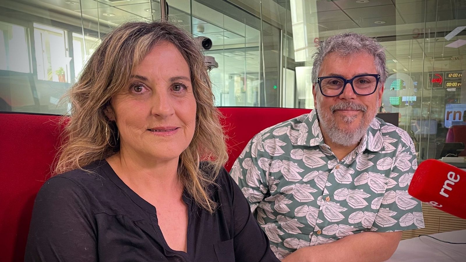 María Rod e Iván Ferreiro en 'Las tardes de RNE'