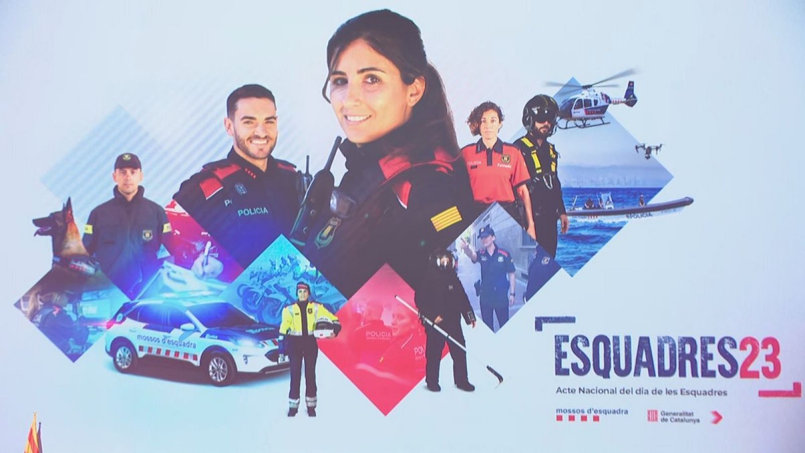 Cartell oficial de la celebració del Dia de les Esquadres 2023