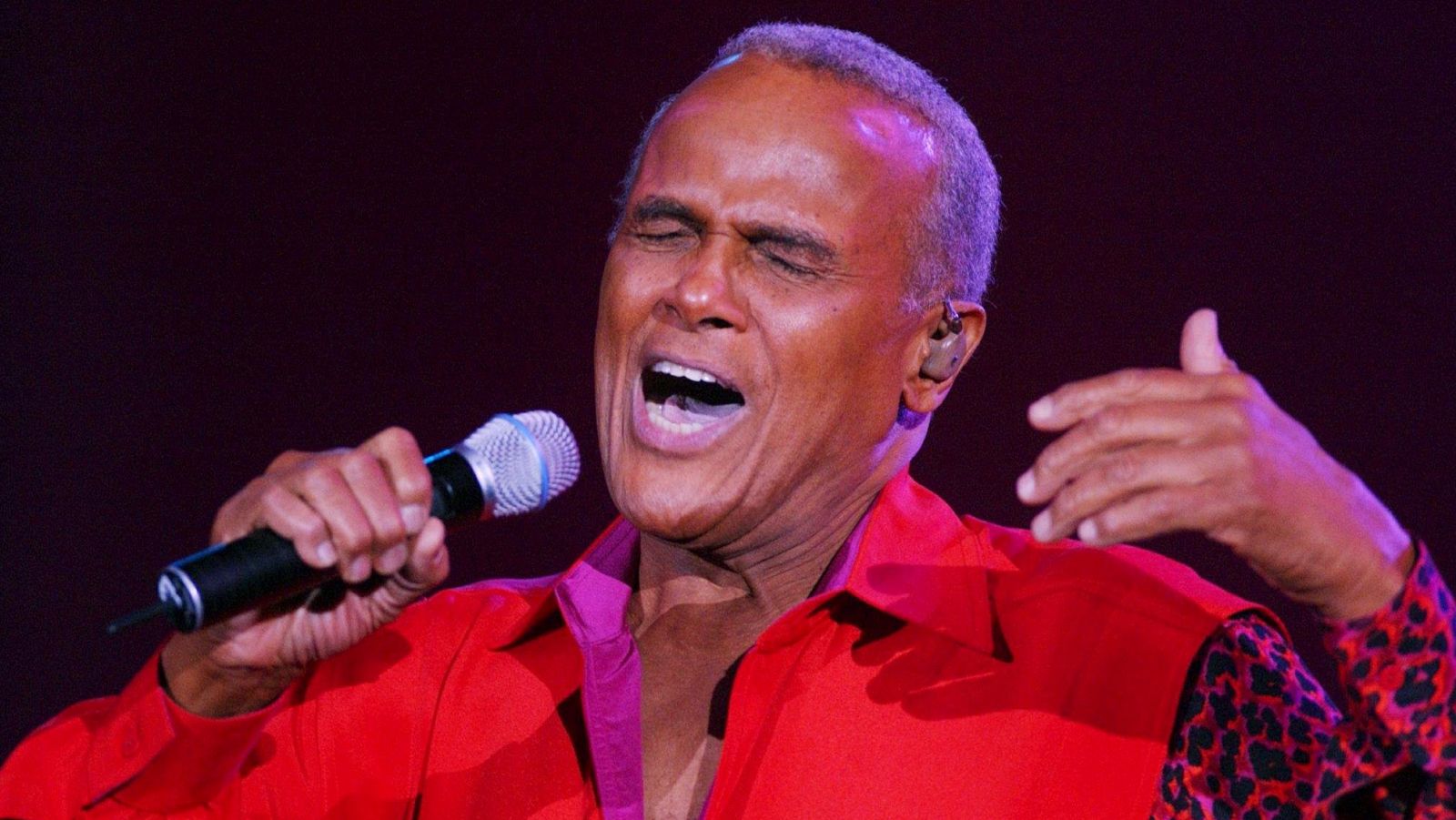 Harry Belafonte, en un concierto de 2003.