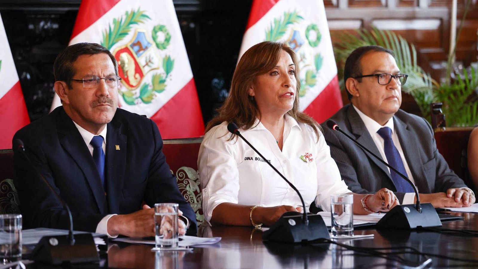 La presidenta de Perú, Dina Boluarte.