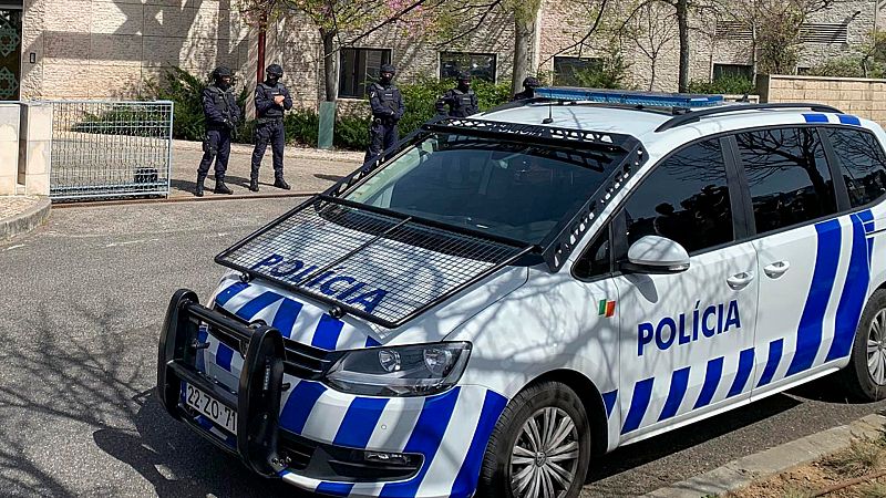 Un vehículo de la policía lusa, imagen de archivo.