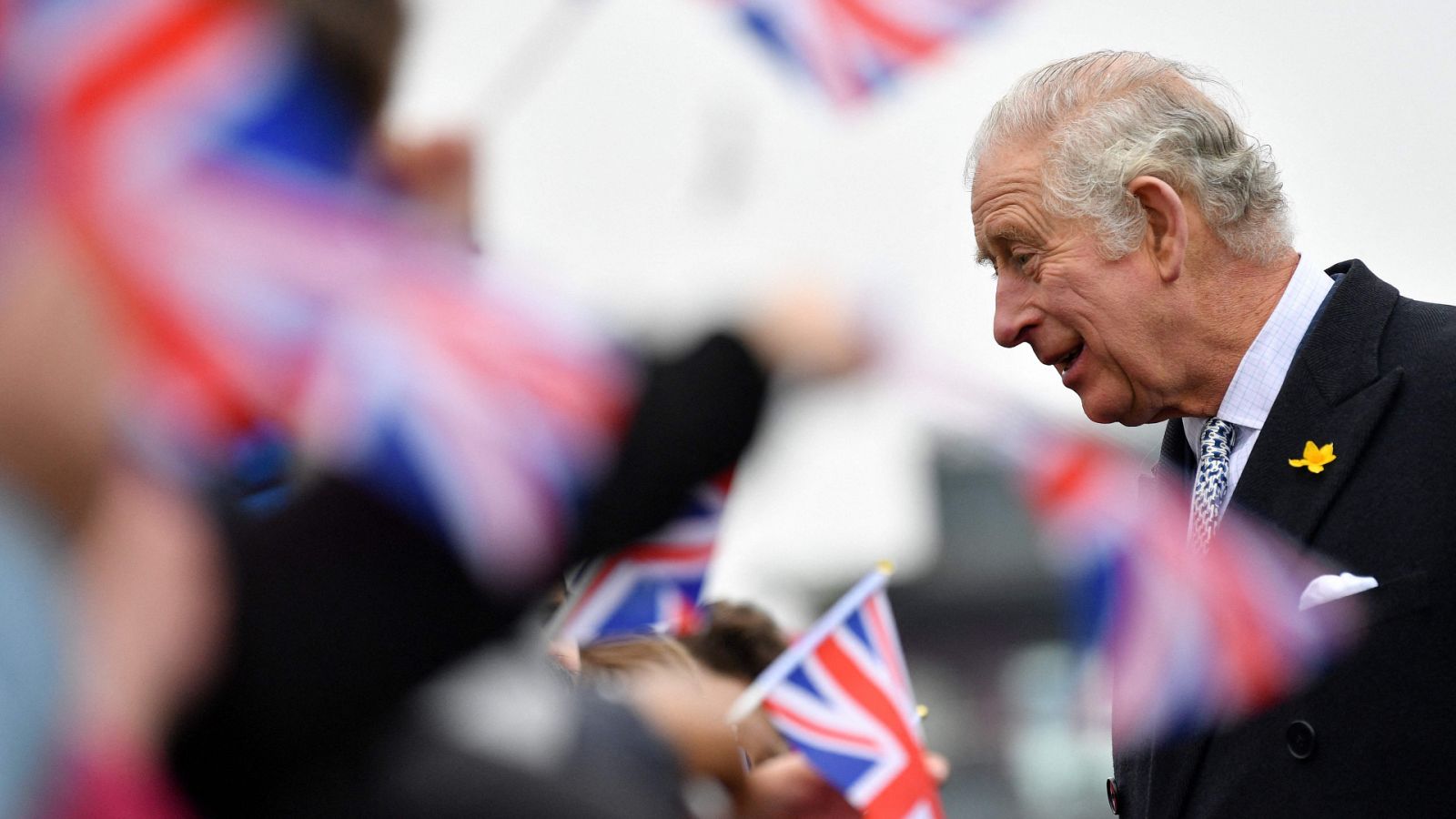 El rey Carlos III durante una visita a Southend, en el este de Inglaterra