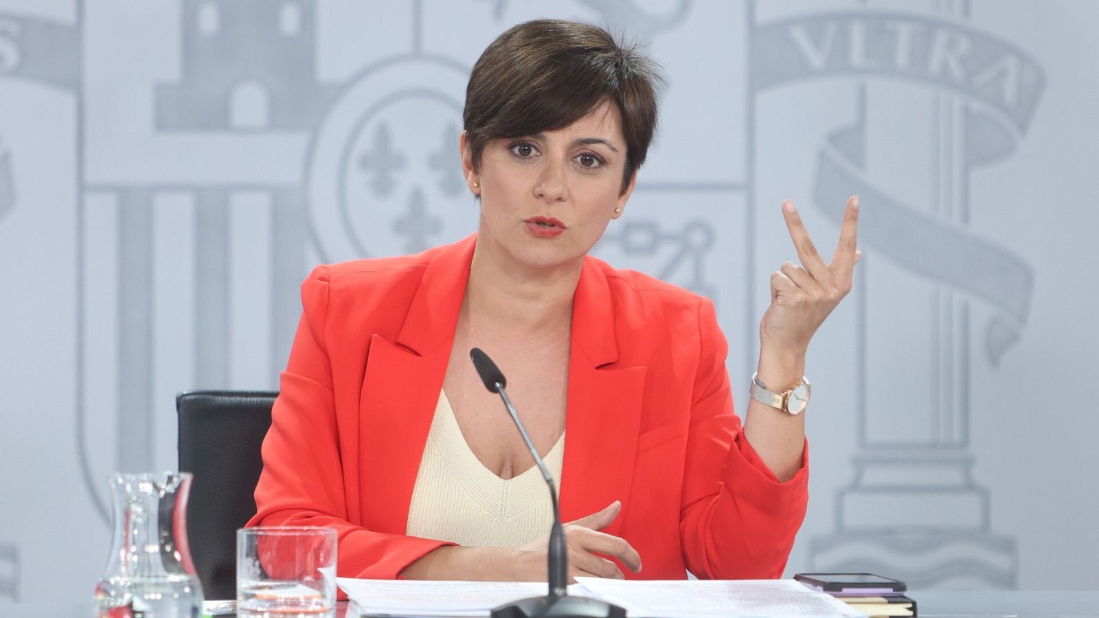 La portavoz del Gobierno y ministra de Política Territorial, Isabel Rodríguez