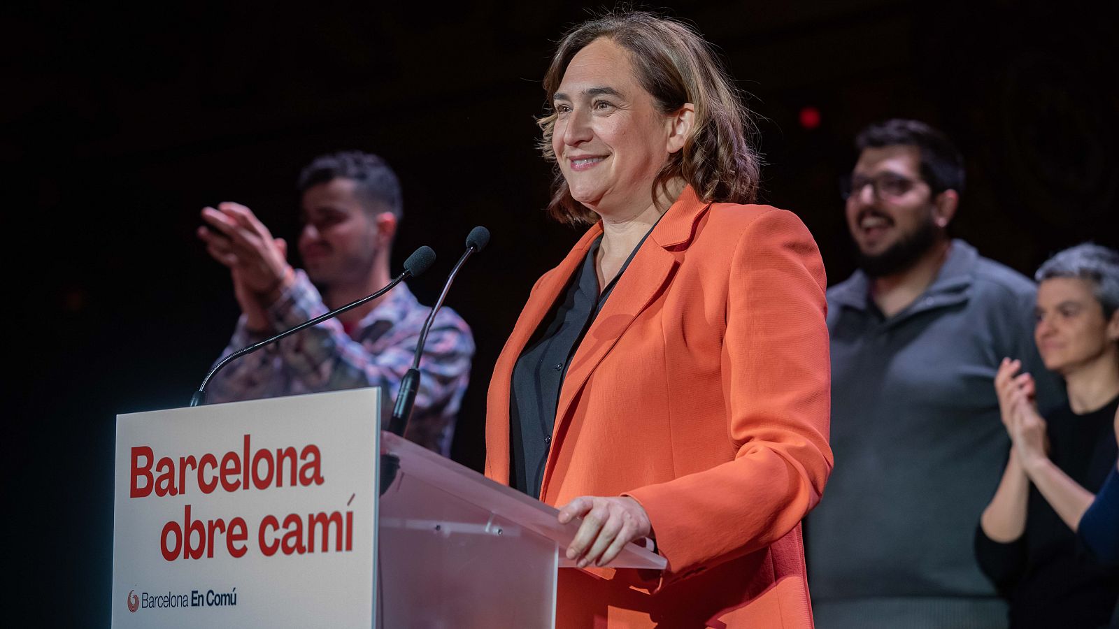 Ada Colau enceta la campanya de les municipals de Barcelona a La Paloma