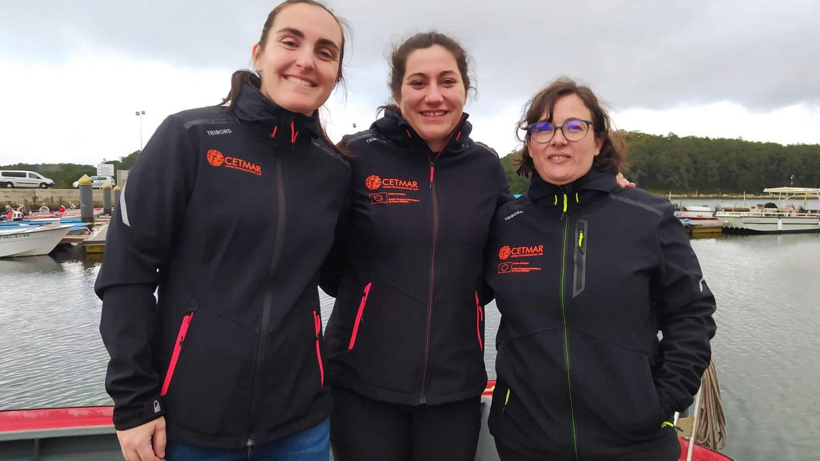 Nuestras entrevistadas durante el reportaje de 'Objetivo Igualdad' en Vigo