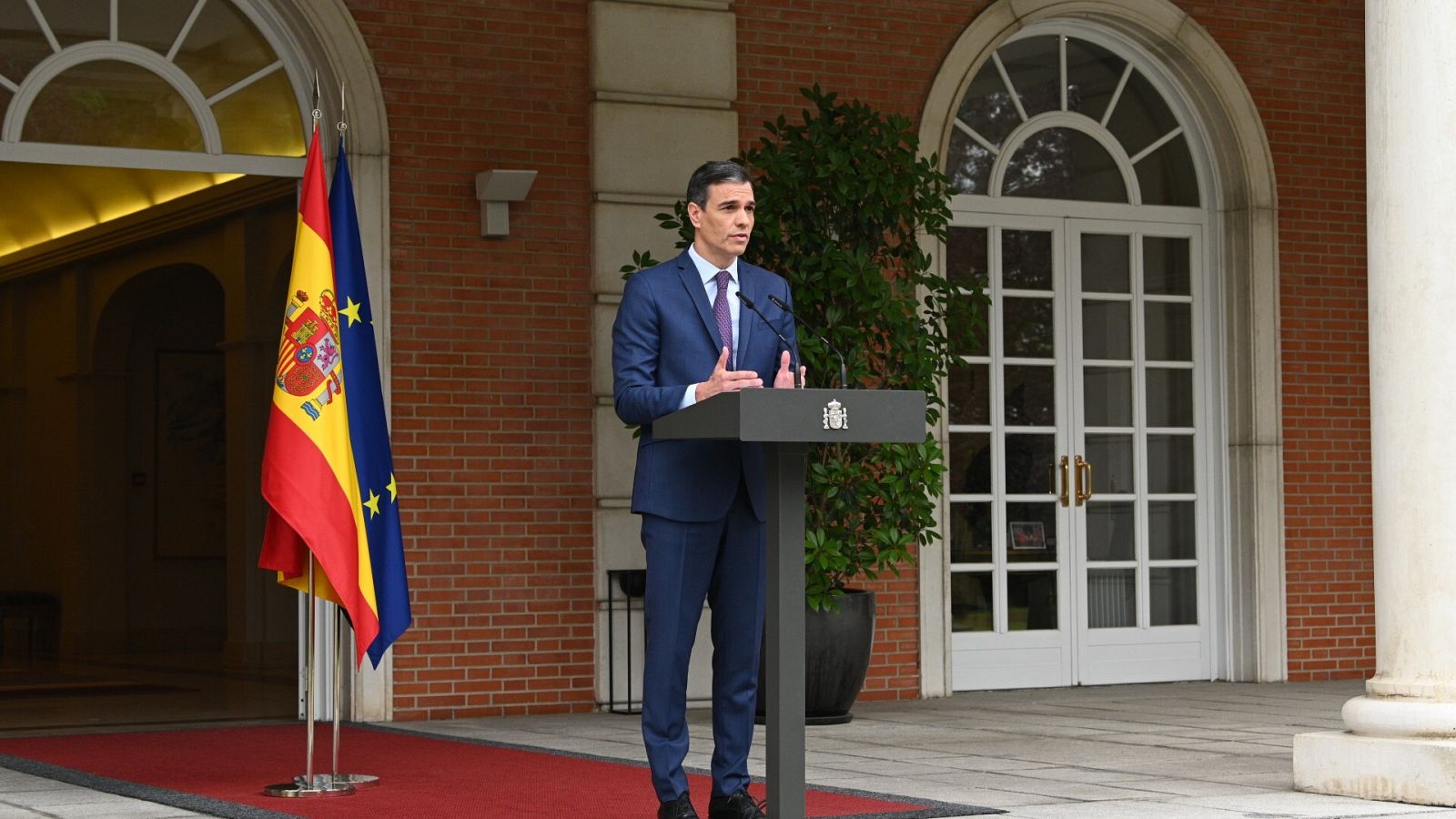 El presidente del Gobierno, Pedro Sánchez