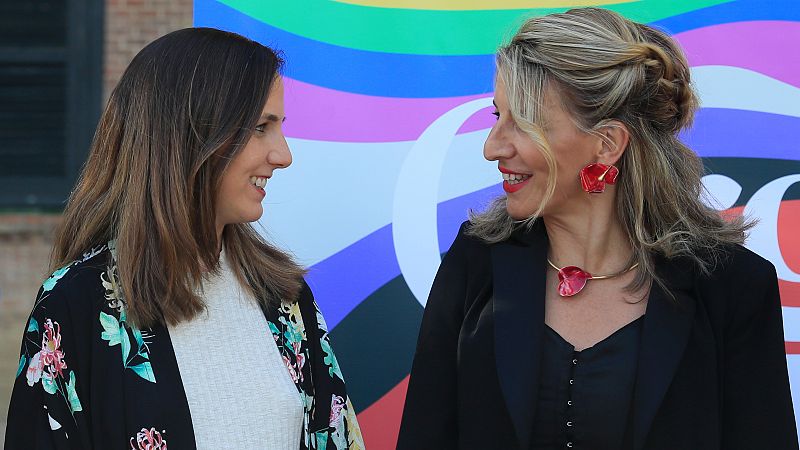 Ione Belarra y Yolanda Díaz