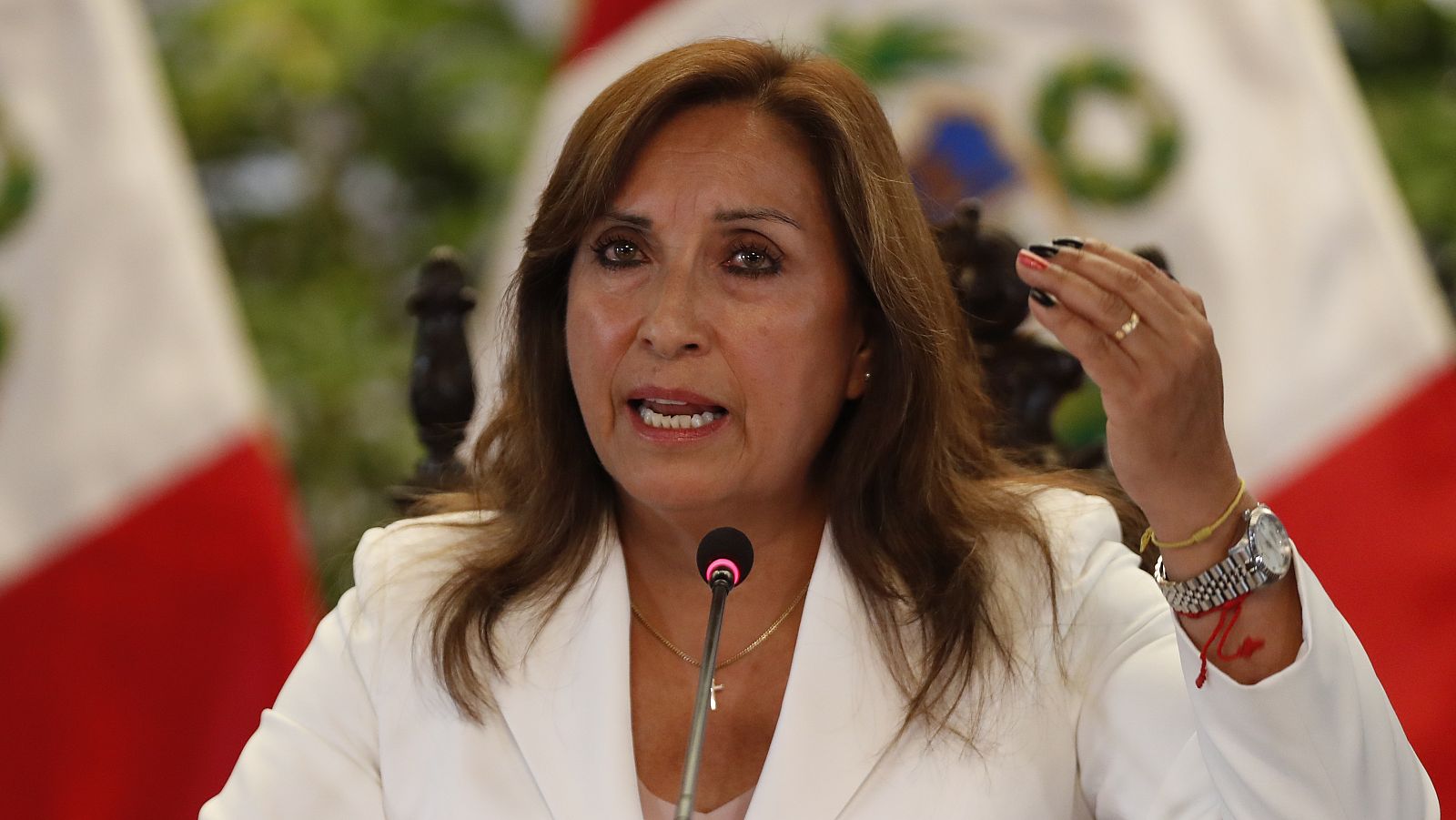 La presidenta de Perú, Dina Boluarte