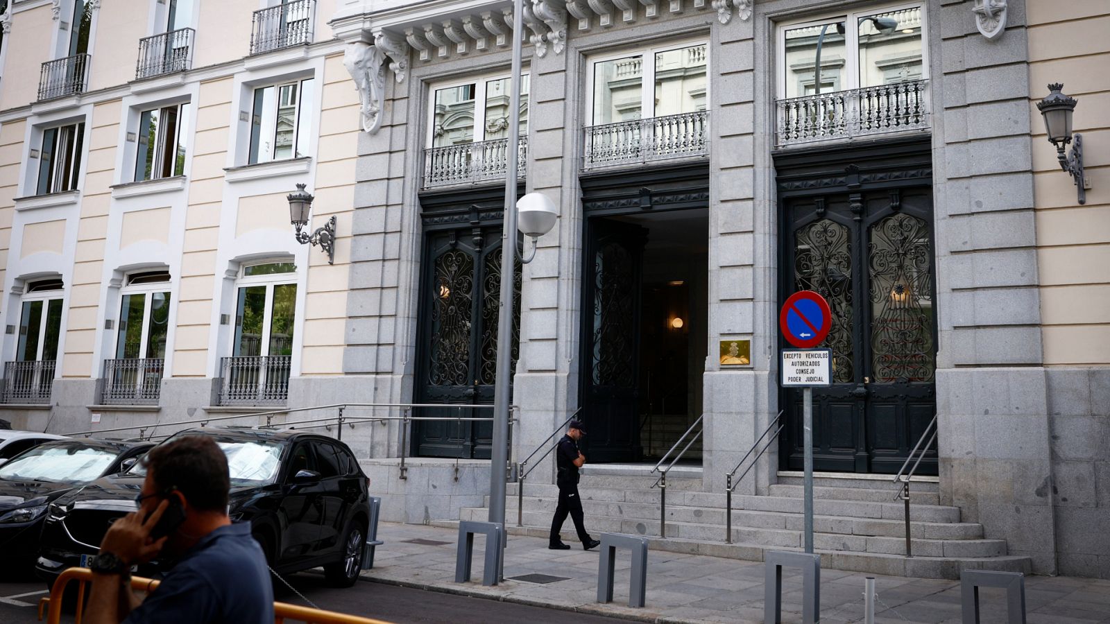 La sede del Consejo General del Poder Judicial, en Madrid